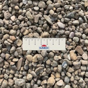 1.5 inch screened rock
