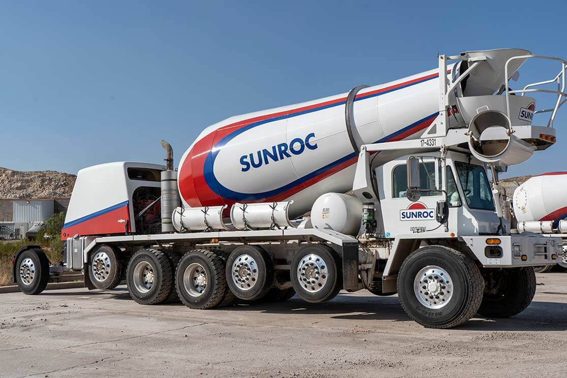 Sunroc Mixer Truck in Southern Utah
