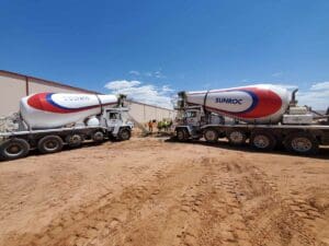 Orgill Facility Expansion Ready Mix Concrete with Ready Mix Trucks from Sunroc