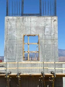 Red Cliffs Temple Concrete Ready Mix Paving walls and window frame