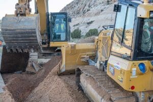 SR-18 Road widening excavation